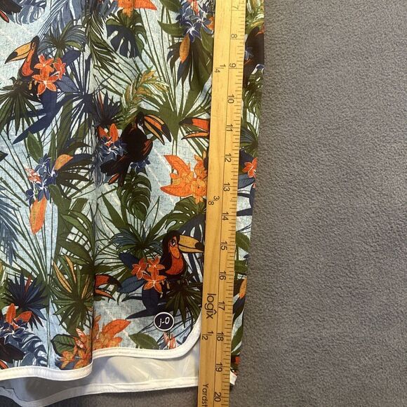Johnnie-O Aventura Lined Swim Trunks Mens Size XXL 2XL Tropical Floral Toucan - Picture 10 of 15